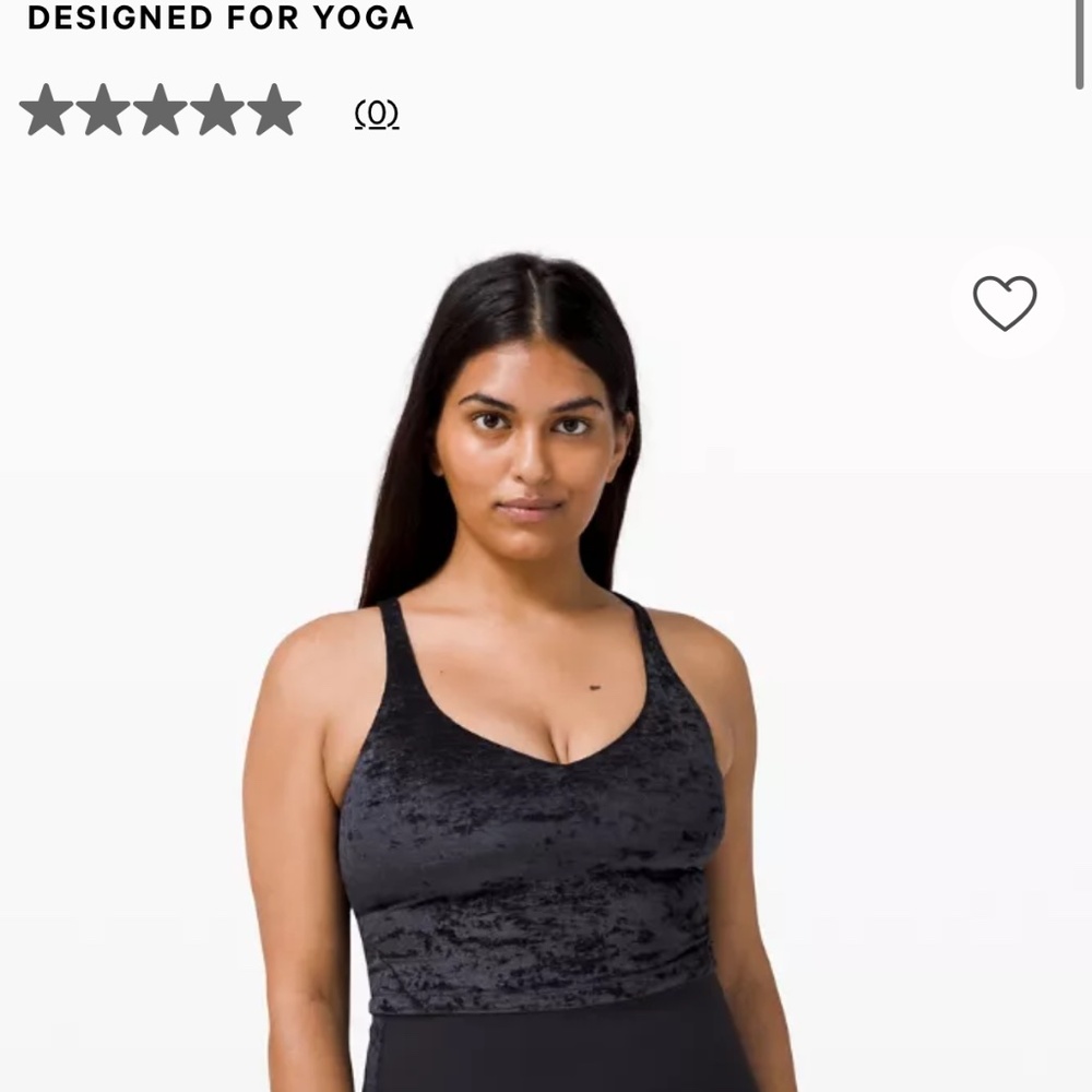 Crushed Velvet Align Tank